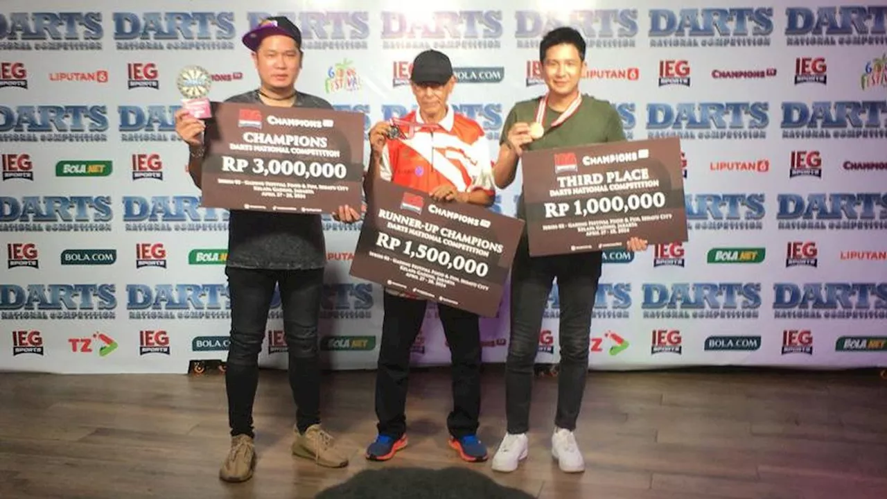 Hasil Darts National Competition Series 02: Tirta Suparjo Kembali Bertakhta