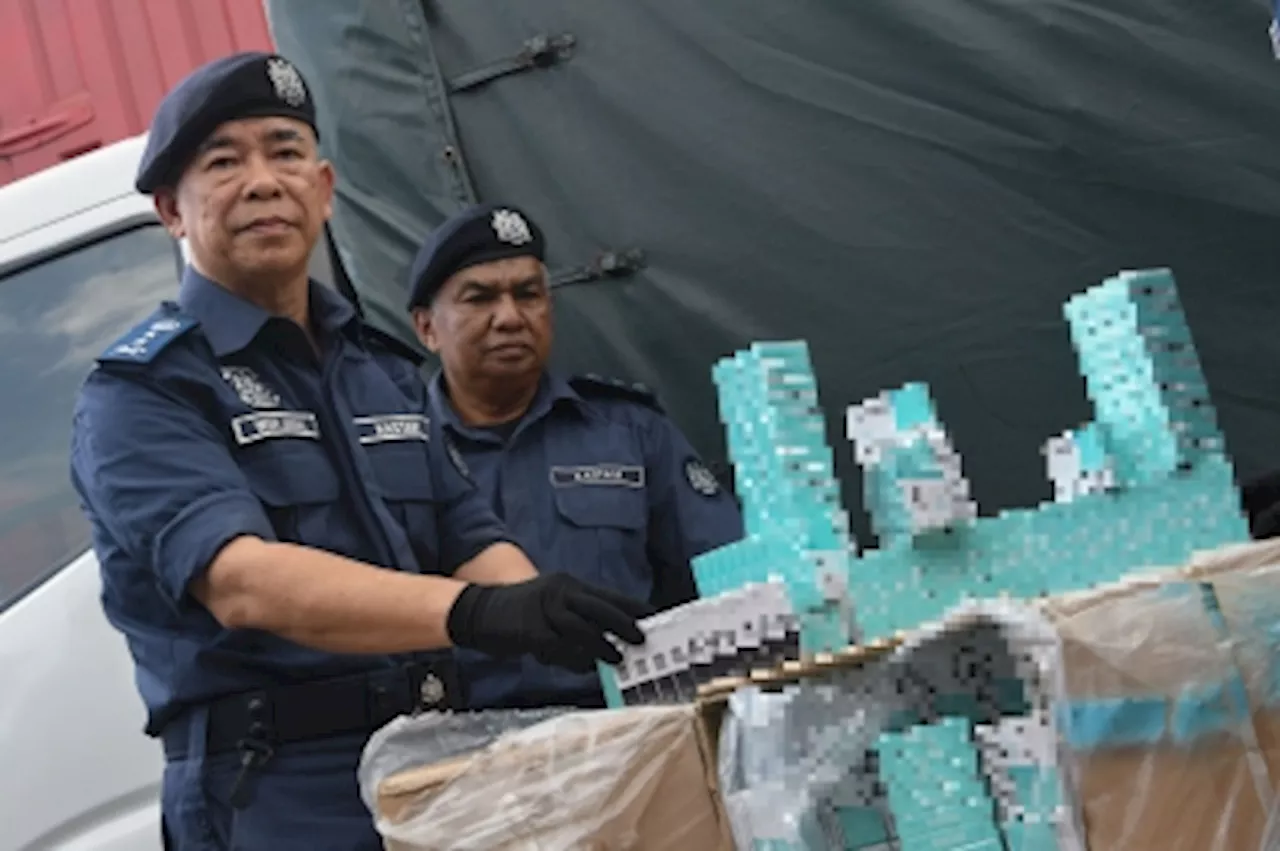 Kelantan Customs foil attempt to smuggle in cigarettes worth RM1.7m