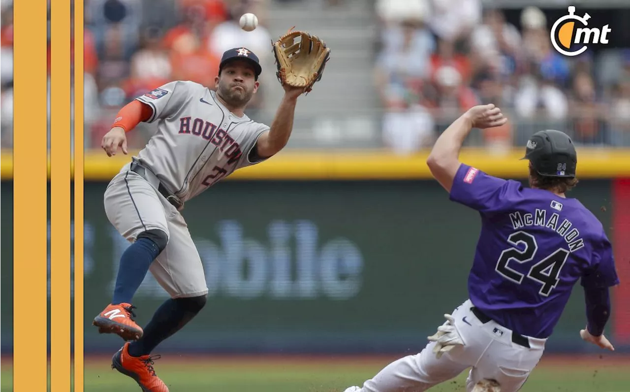 Houston Astros repite la dosis y derrota a Colorado Rockies en la CDMX