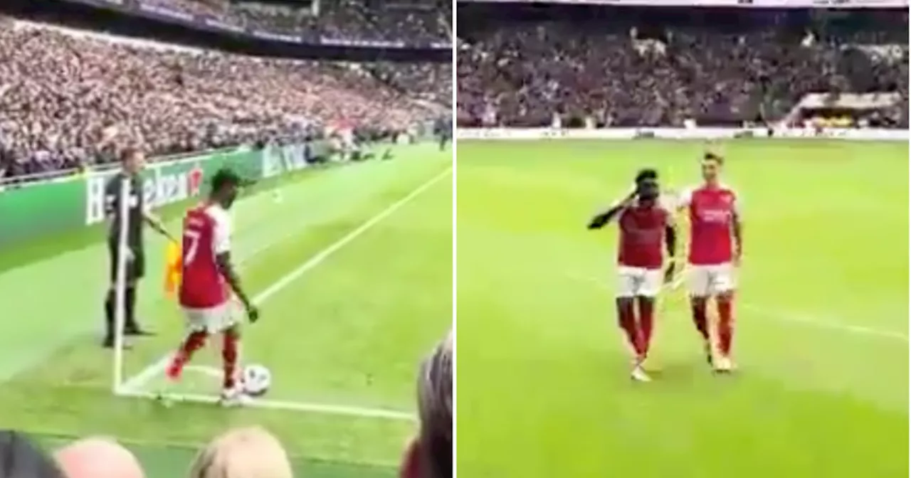 Arsenal star Bukayo Saka has perfect response for Spurs fans after brutal chant