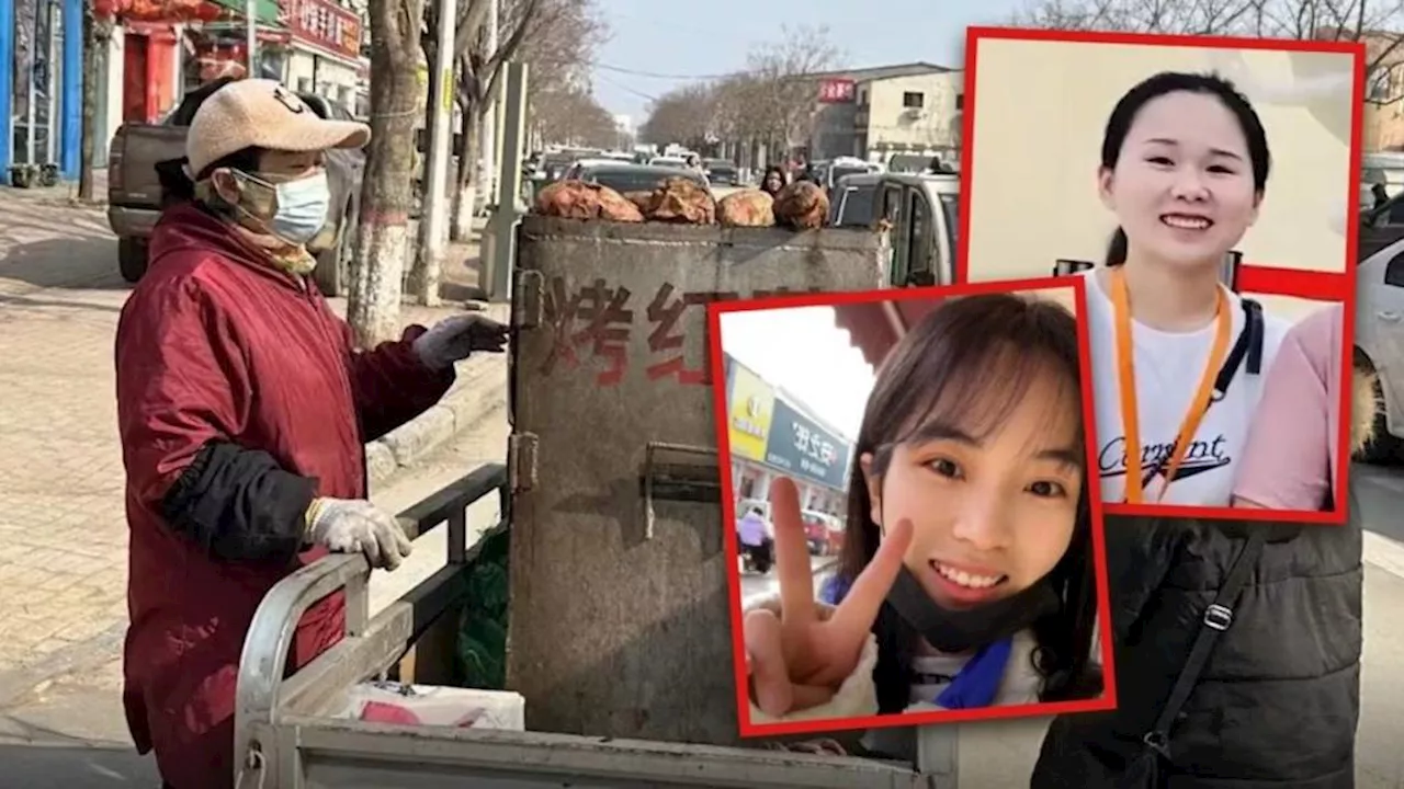 ยอดคุณแม่! ขายมันเผาริมถนนส่งลูกสาว 2 คน เรียนปริญญาโทและปริญญาเอก