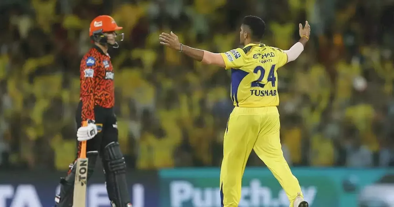 CSK vs SRH: 2 गेंद में सनराइजर्स से छिटक गया मैच, सारे रॉकेट हुए फ्यूज, टर्निंग पॉइंट साबित हुआ तुषार का ओवर