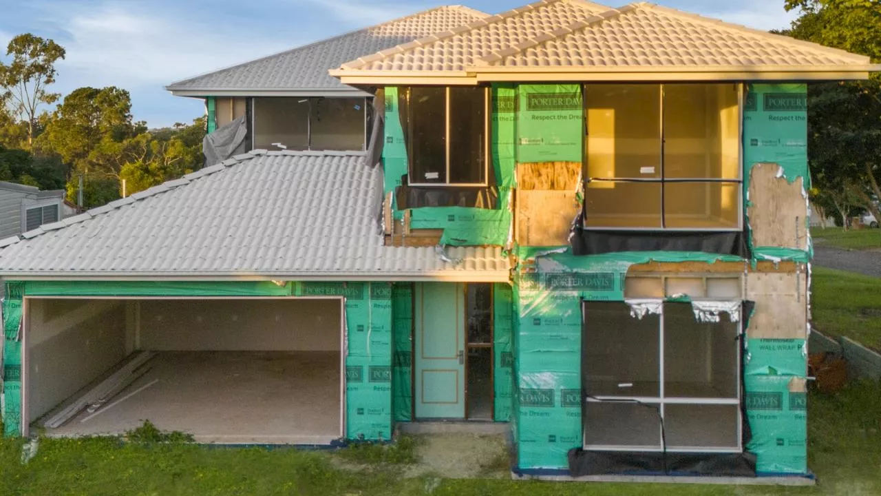 Eye-watering price for half-built house