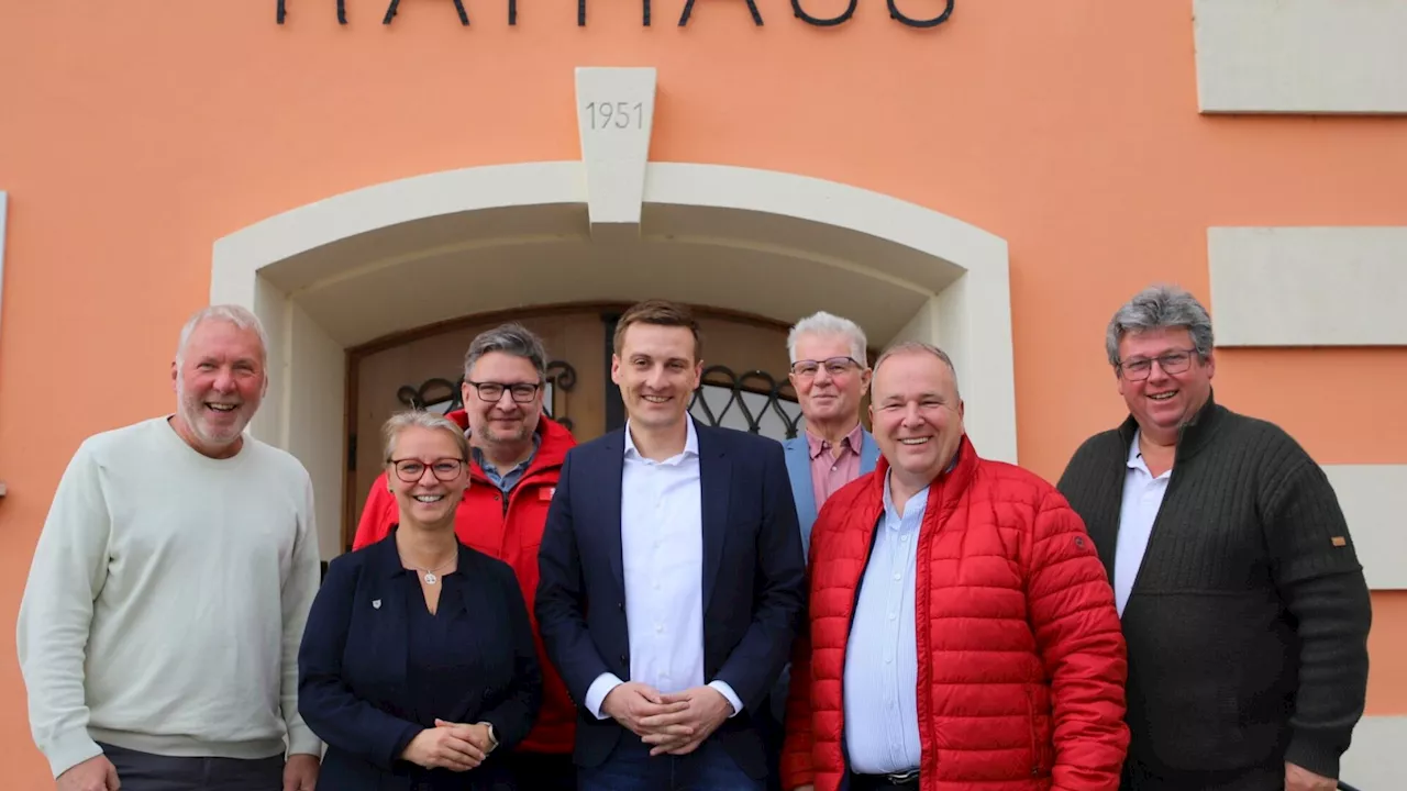 Landesrat Sven Hergovich zu Besuch in Zwentendorf