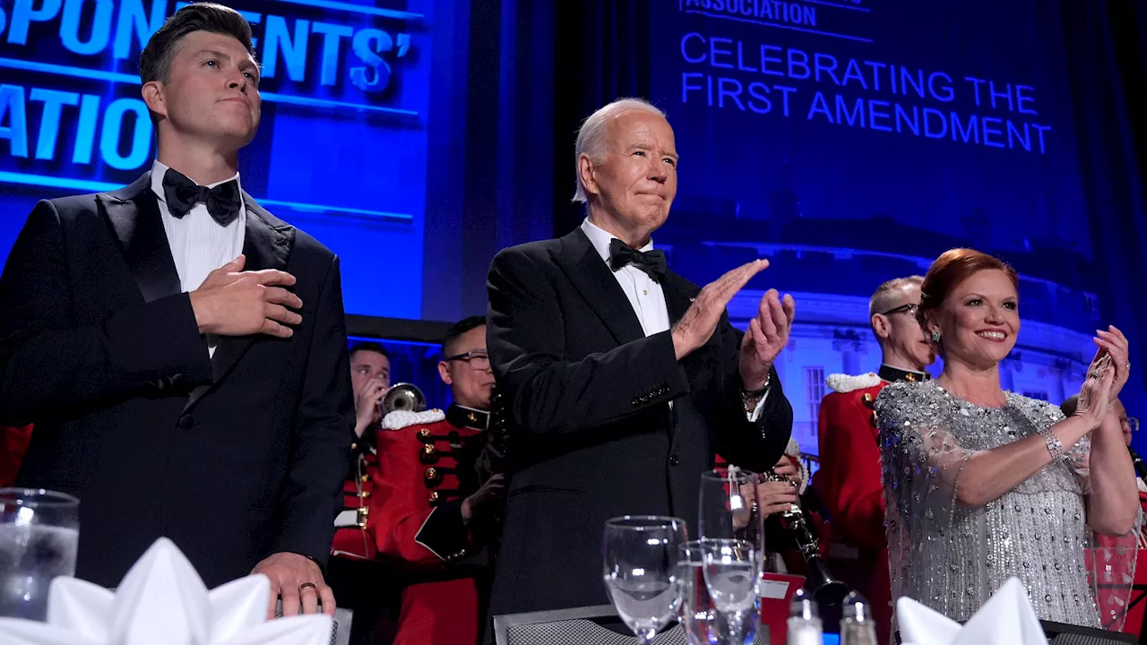 Biden celebra la cena de corresponsales de la Casa Blanca mientras cientos de manifestantes critican su apoyo a Israel