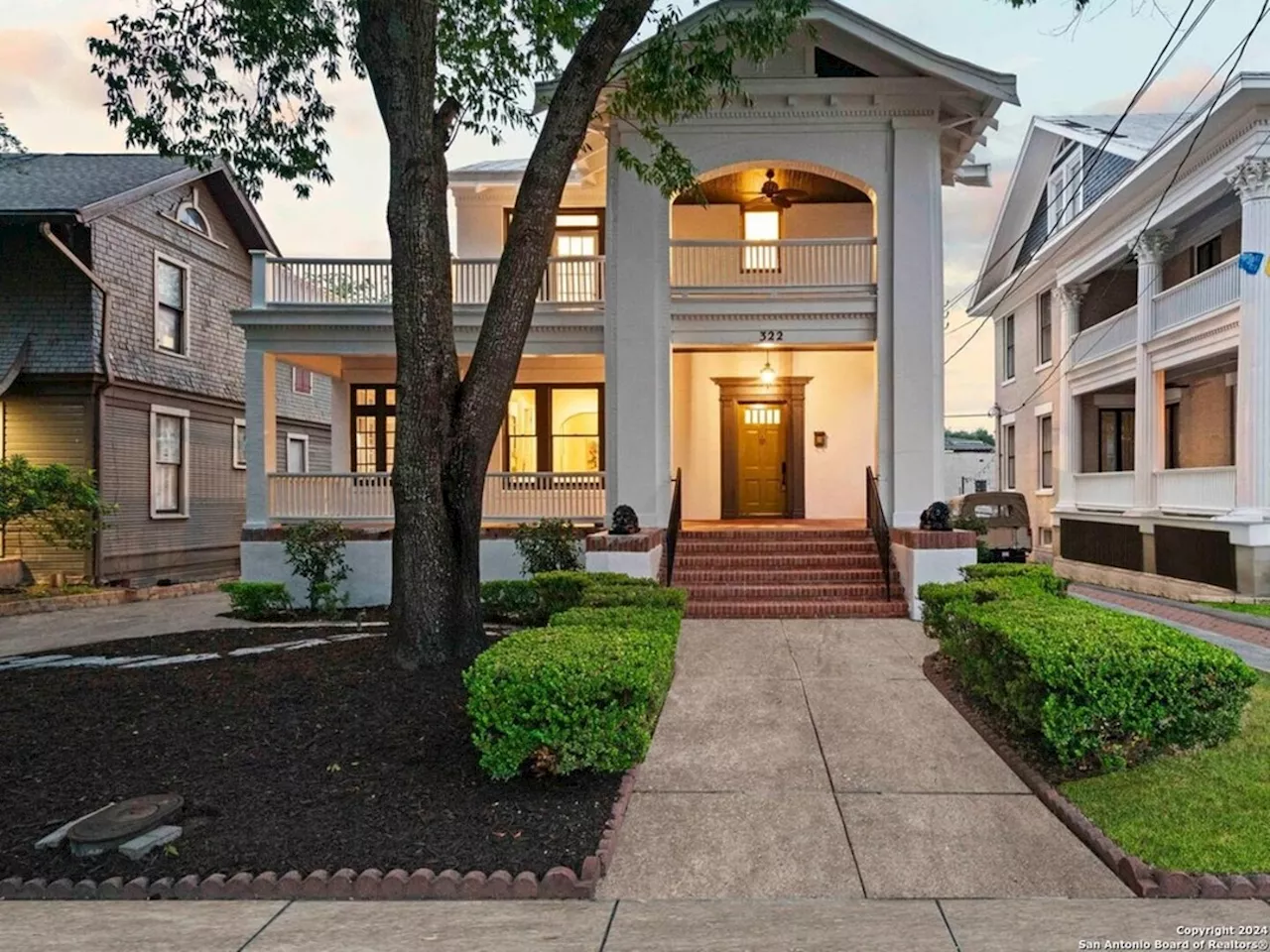 This historic 1918 San Antonio home for sale has a rare basement living area