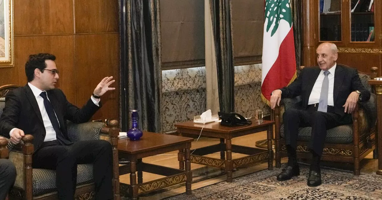 Top French diplomat arrives in Lebanon in attempt to broker a halt to Hezbollah-Israel clashes