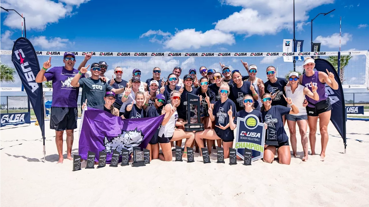 Beach Volleyball: TCU Wins CUSA Championship