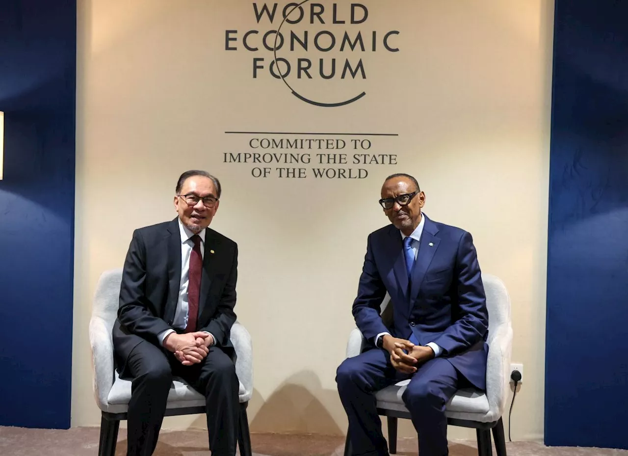 WEF: PM Anwar meets with Rwanda President