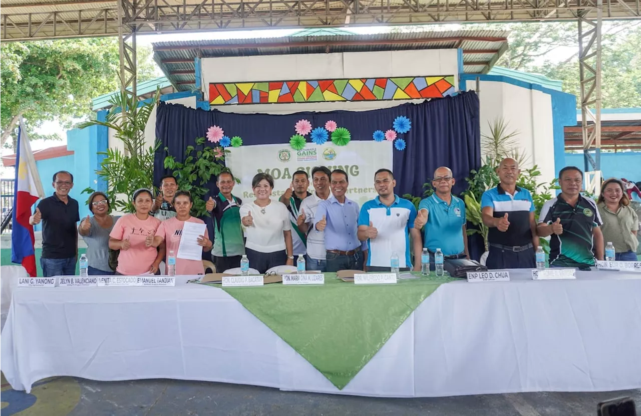 Sipalay, partners ink reforestation MOA