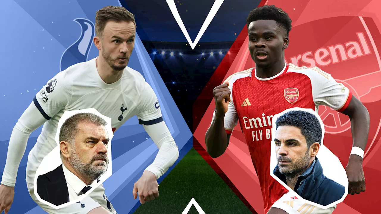 Tottenham vs Arsenal LIVE: Gunners face bitter rivals and must keep pressure on Man City in title race