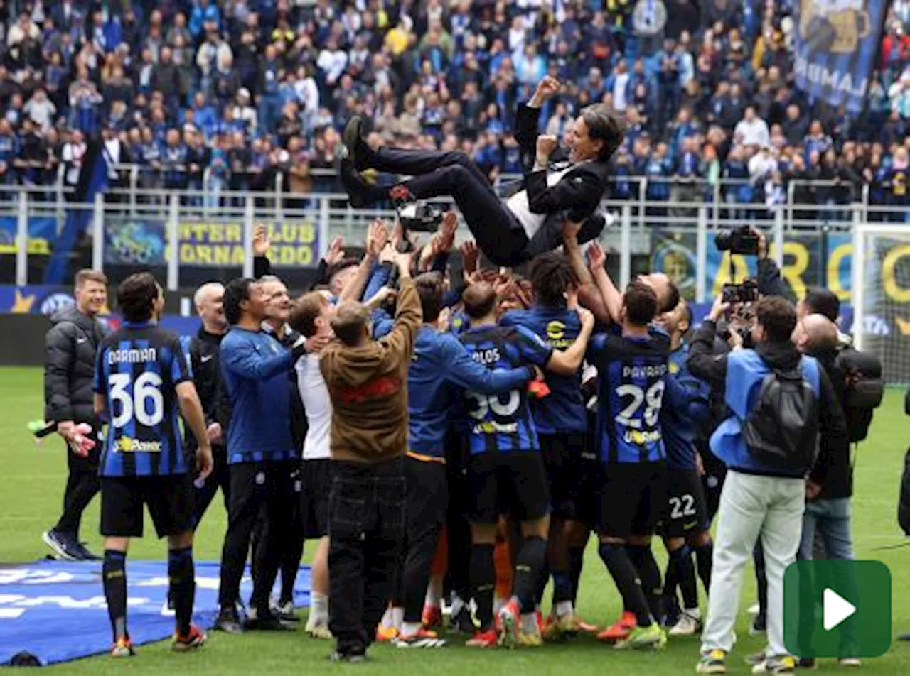 Festa scudetto Inter, al via la parata che si concluderà in piazza Duomo