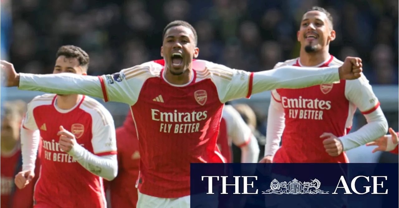 Arsenal hang on to beat Postecoglou’s Spurs, stretch lead at top