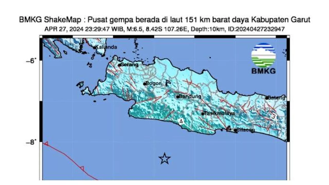 Gempa 6,5 M di Garut, Warga Pantai Sayangheulang Takut, Benarkah Terjadi Tsunami? Ini Analisa BMKG