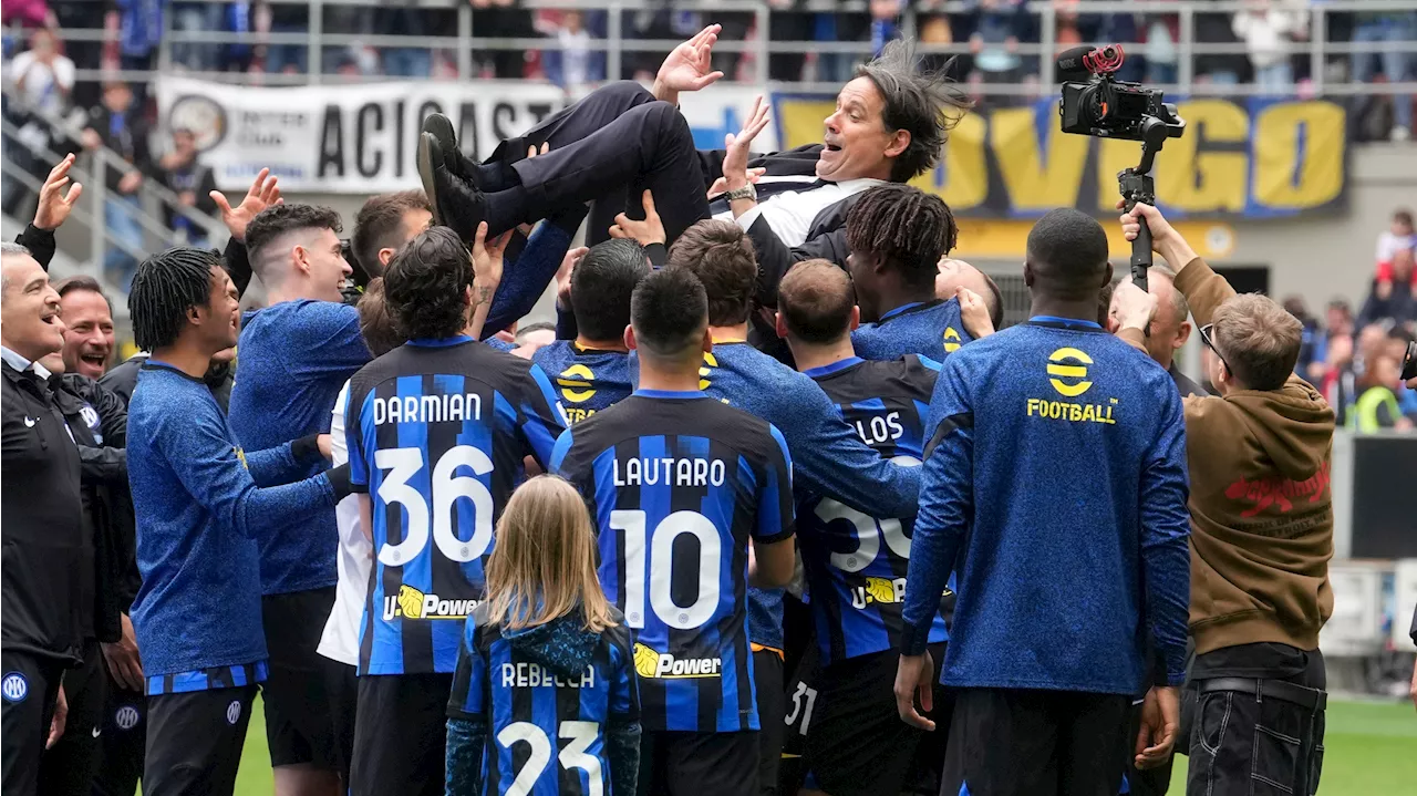 Inter Milan celebrates winning Serie A title with victory over Torino