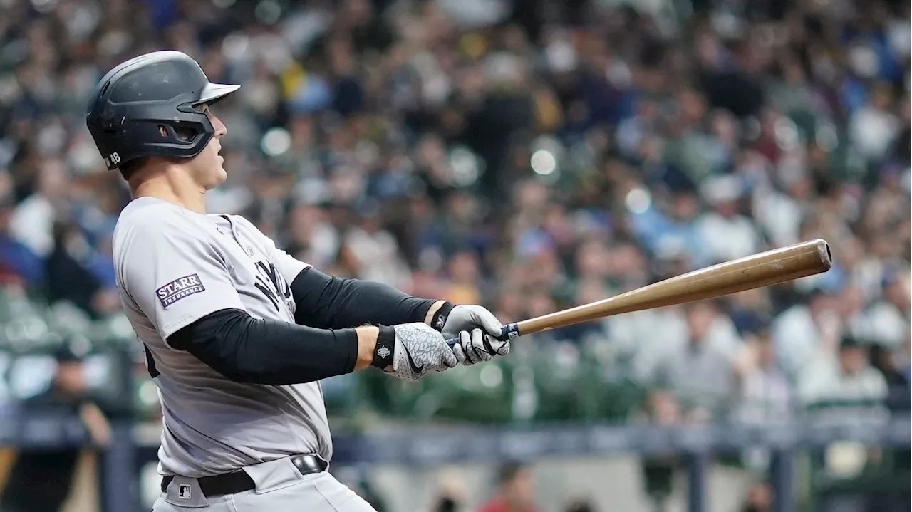 Rizzo hits 300th HR in Yankees victory over Brewers