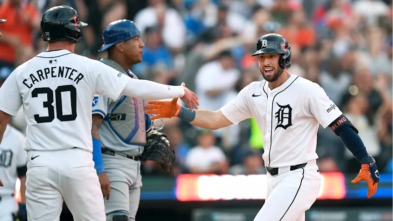 Vierling's three-run homer helps Tigers beat Royals