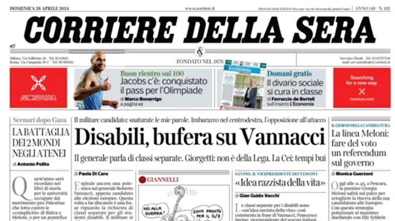 L'apertura del Corriere della Sera: 'Terrazza Inter, è qui la festa'