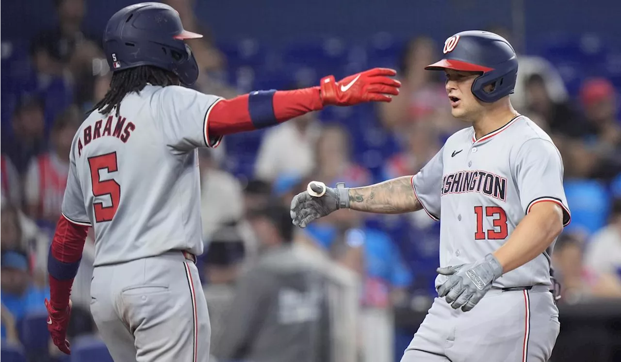 Nick Senzel homers twice as Nationals rally to beat Marlins