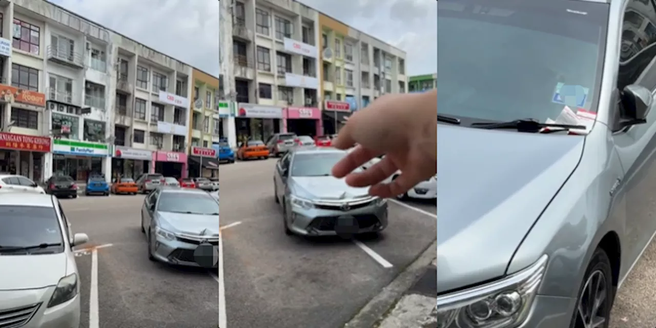 M'sian Asks Parking Attendant to Issue Two Summons to Driver Who Parked in Two Spots