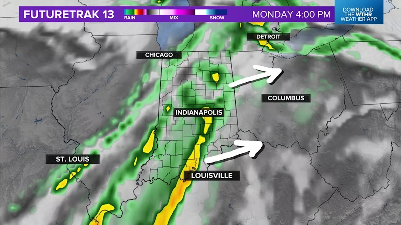 Storm zone heading east to Indiana by Monday | Live Doppler 13 Weather Blog