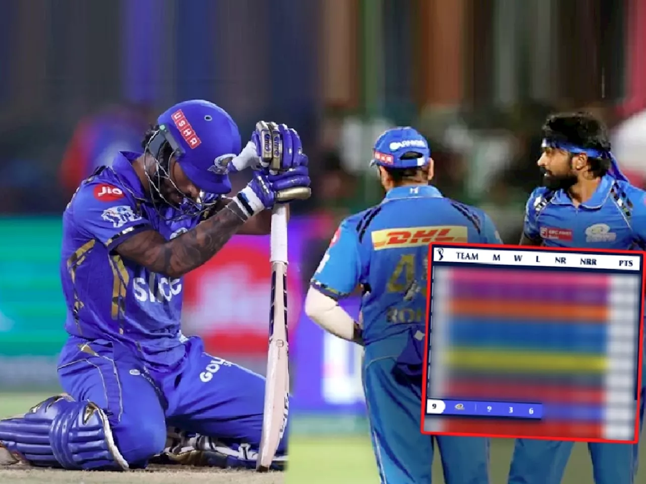 मुंबई इंडियन्सची Playoff ची दारं बंद? सहाव्या पराभवानंतर Qualify होणं शक्य?