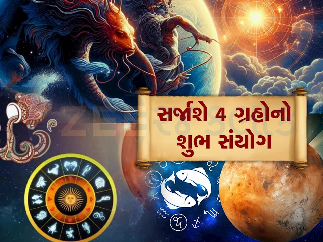 Chaturgrahi Yog: ચાર મોટા ગ્રહ મચાવશે ધમાલ, રાત-દિવસ નોટો છાપશે આ રાશિના લોકો