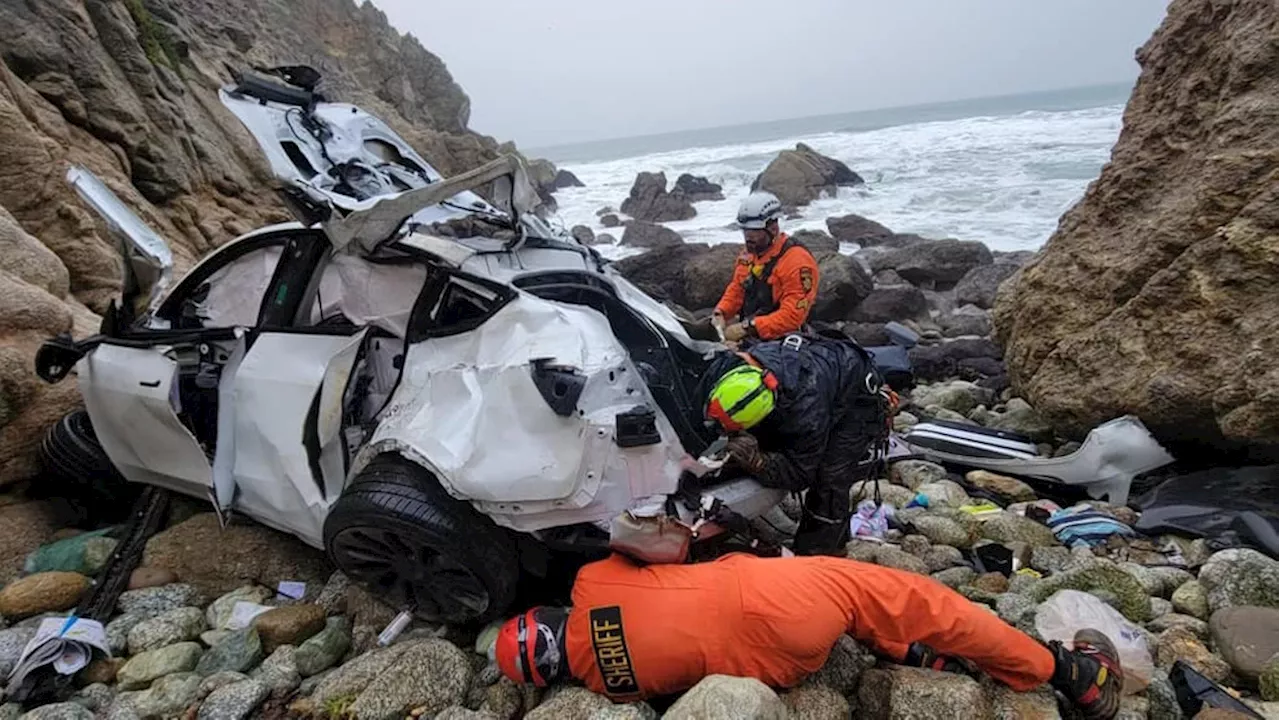 Father who drove family off a California cliff suffered psychotic break, doctors say