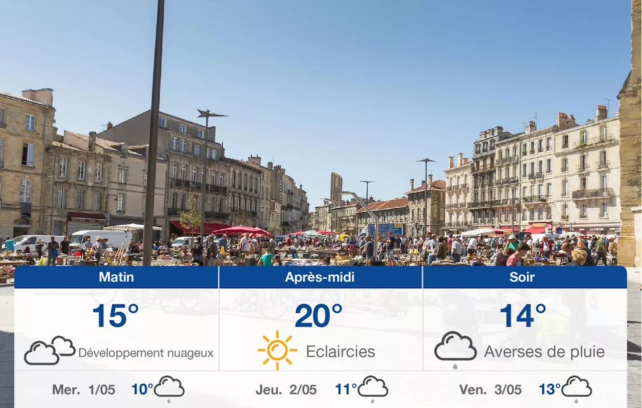 Météo Bordeaux: prévisions du mardi 30 avril 2024