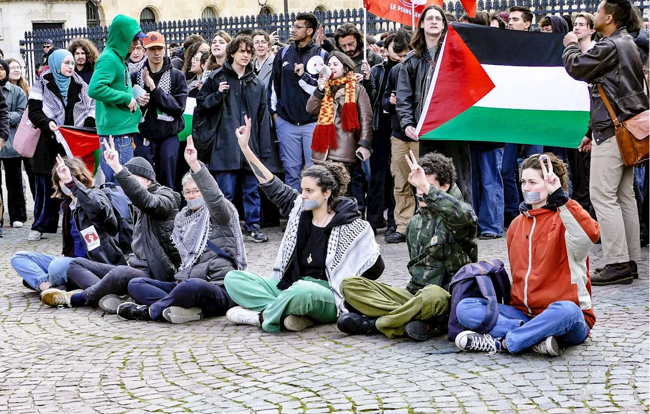 Mobilisation pro-Palestine dans les universités : Après Sciences Po, la Sorbonne manifeste (et la police évacue)