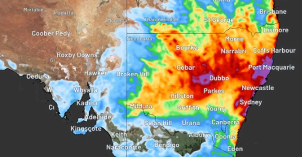 Bring the brolly out: South-eastern states set for a soaking over coming days