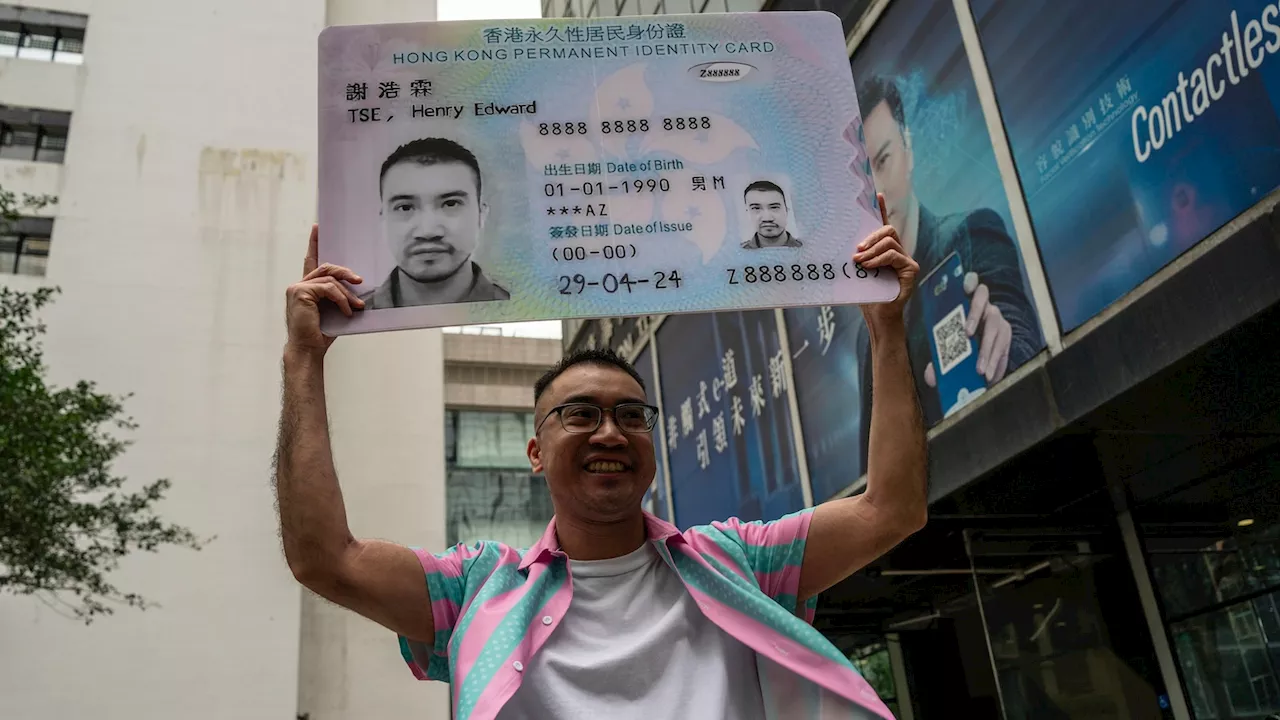 Hong Kong trans activist gets ID card reflecting gender change after legal battle