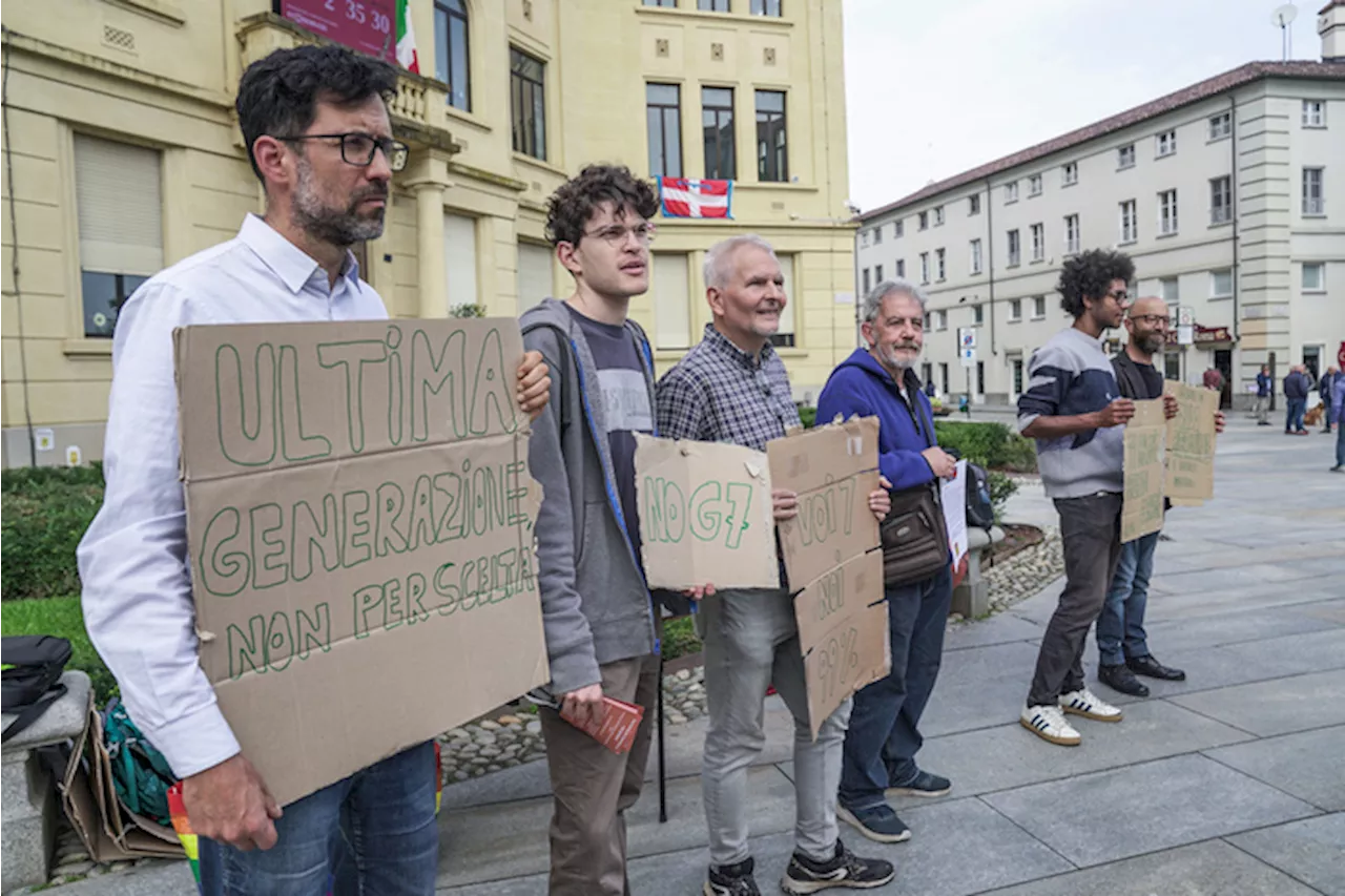 G7, Pichetto: 'Concretezza e cooperazione per l'ambiente'. Presidio di Ultima Generazione