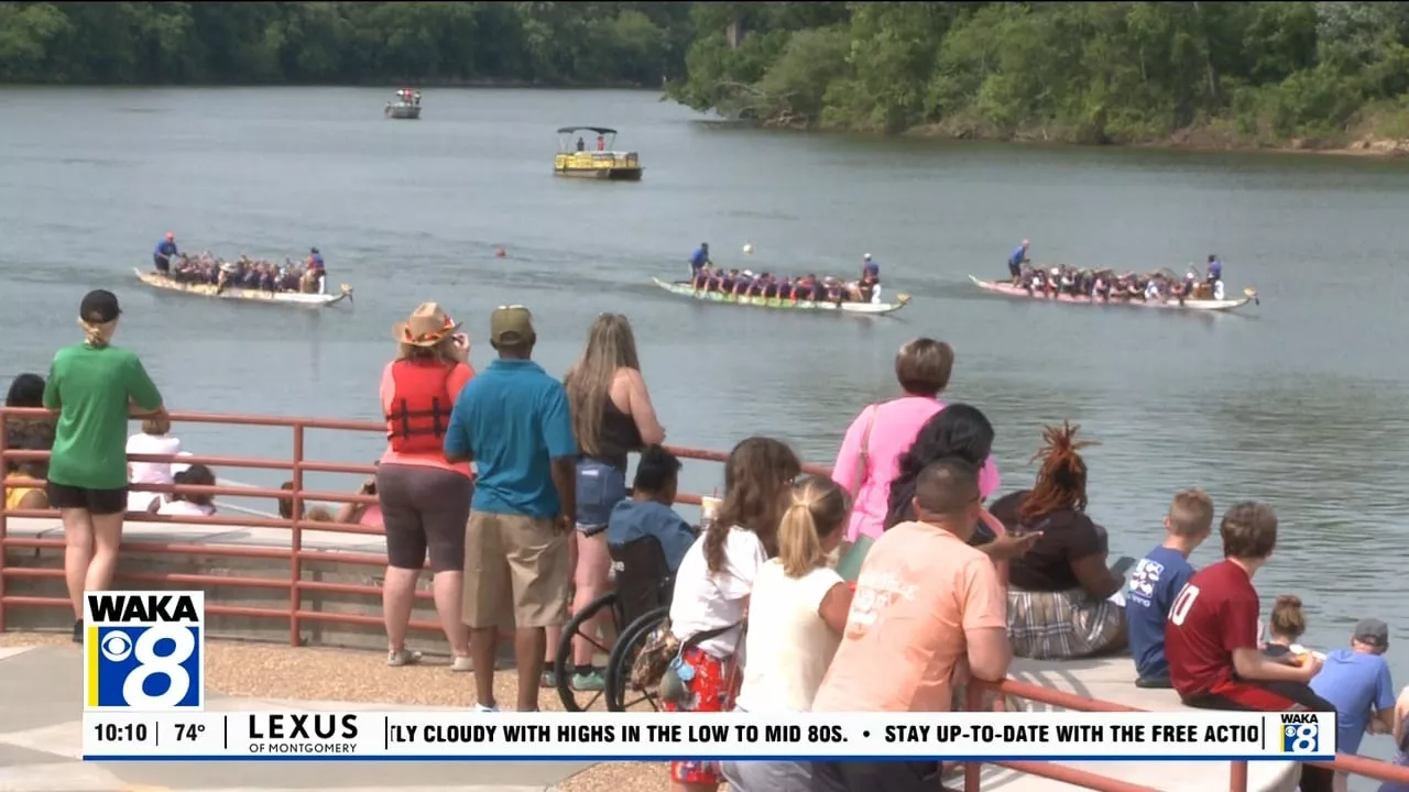 Dragon Boat races return to Montgomery's Riverfront