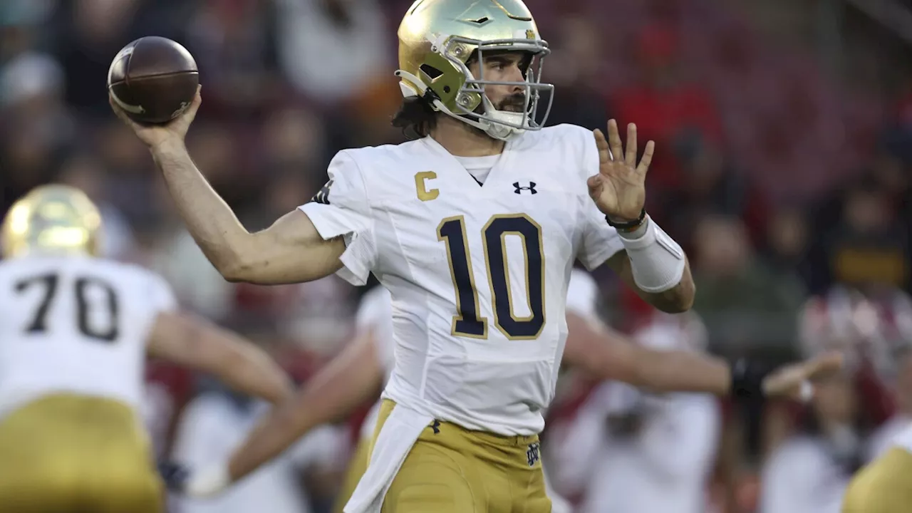 Ex-Notre Dame and Wake Forest QB Sam Hartman signs with the Washington Commanders