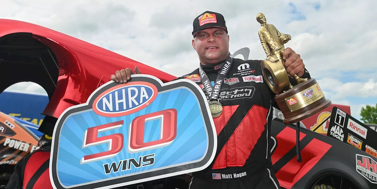 NHRA 4-Wide zMAX: Final Results Updated Standings: Hagan Grabs 50