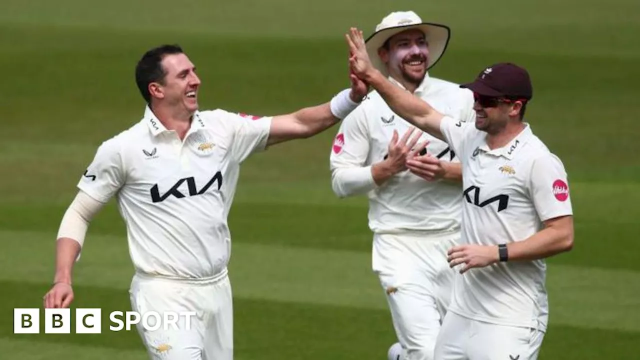 County Championship: Surrey ease to innings win over Hampshire