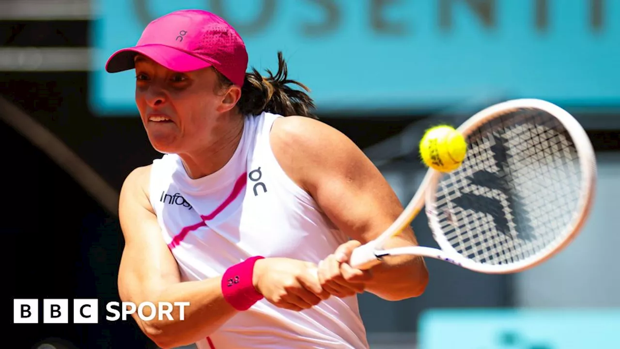 Madrid Open: Iga Swiatek & Ons Jabeur progress to quarter-finals