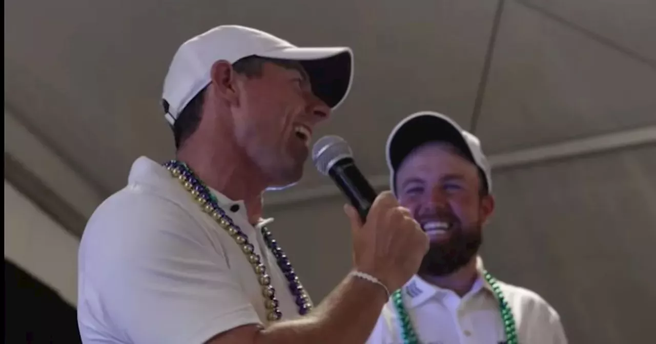 Watch: Rory McIlroy belts karaoke after victory with Lowry in New Orleans