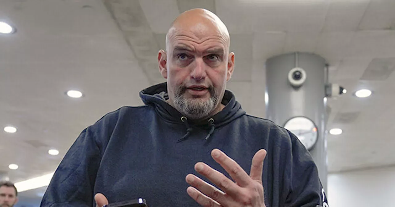 John Fetterman: ‘I Don’t Believe Living in a Pup Tent for Hamas Is Really Helpful’