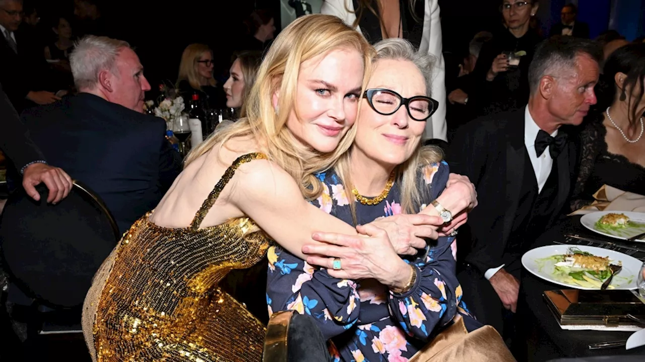 Meryl Streep jokes that Nicole Kidman is so good at acting it's 'traumatizing'