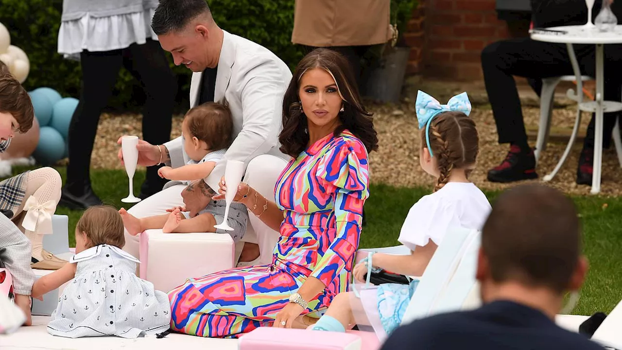 Inside Amy Childs' lavish no-expense-spared party for her twins first birthday as TOWIE co-stars...