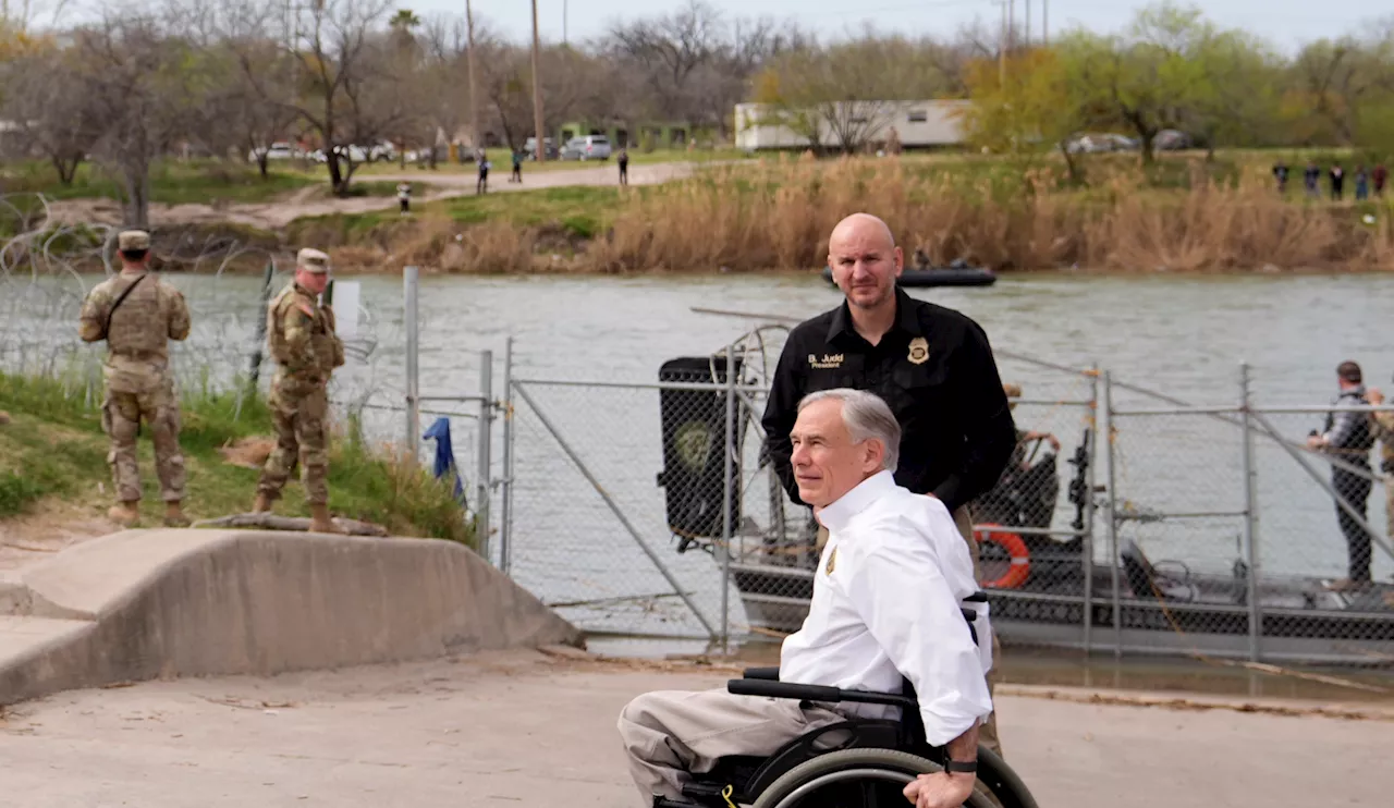 Greg Abbott warns migrants of alligators at Texas border