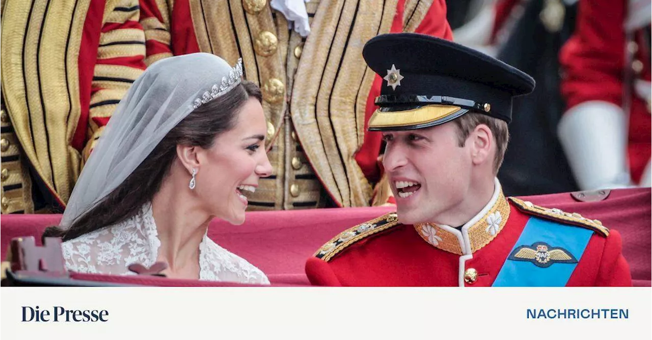 Britischer Palast erinnert an Kate und Williams Hochzeitstag