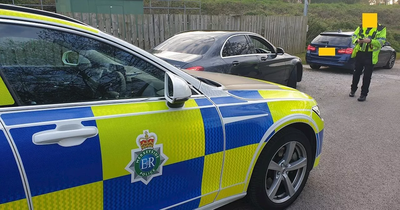 Police make Mercedes driver call taxi after they look inside car