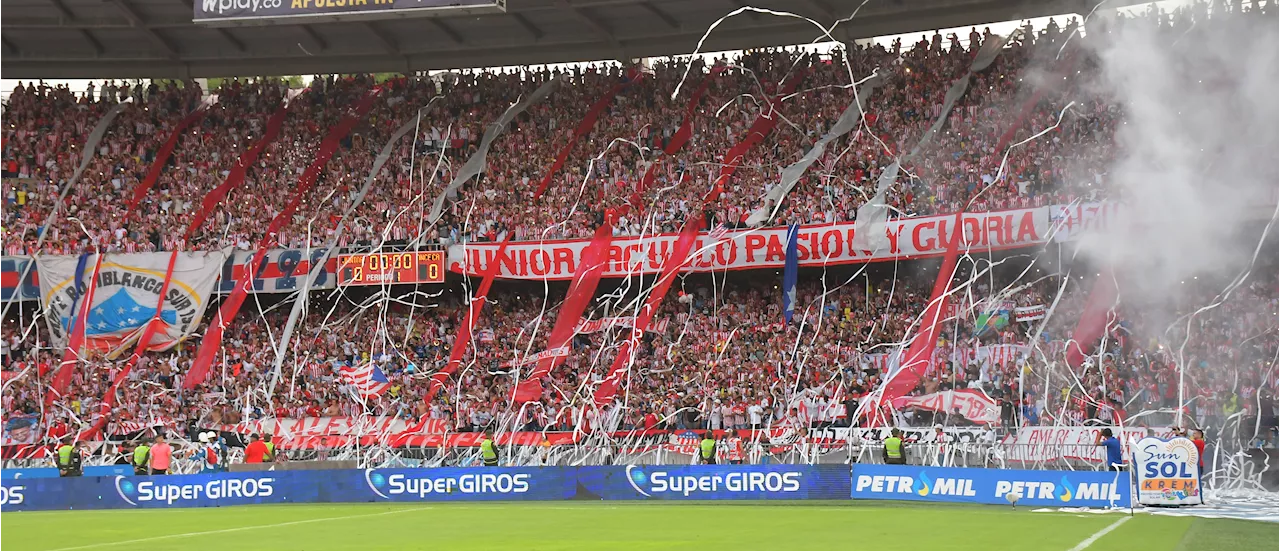 Junior vs. Millonarios el miércoles: ¡Todos al Metropolitano!