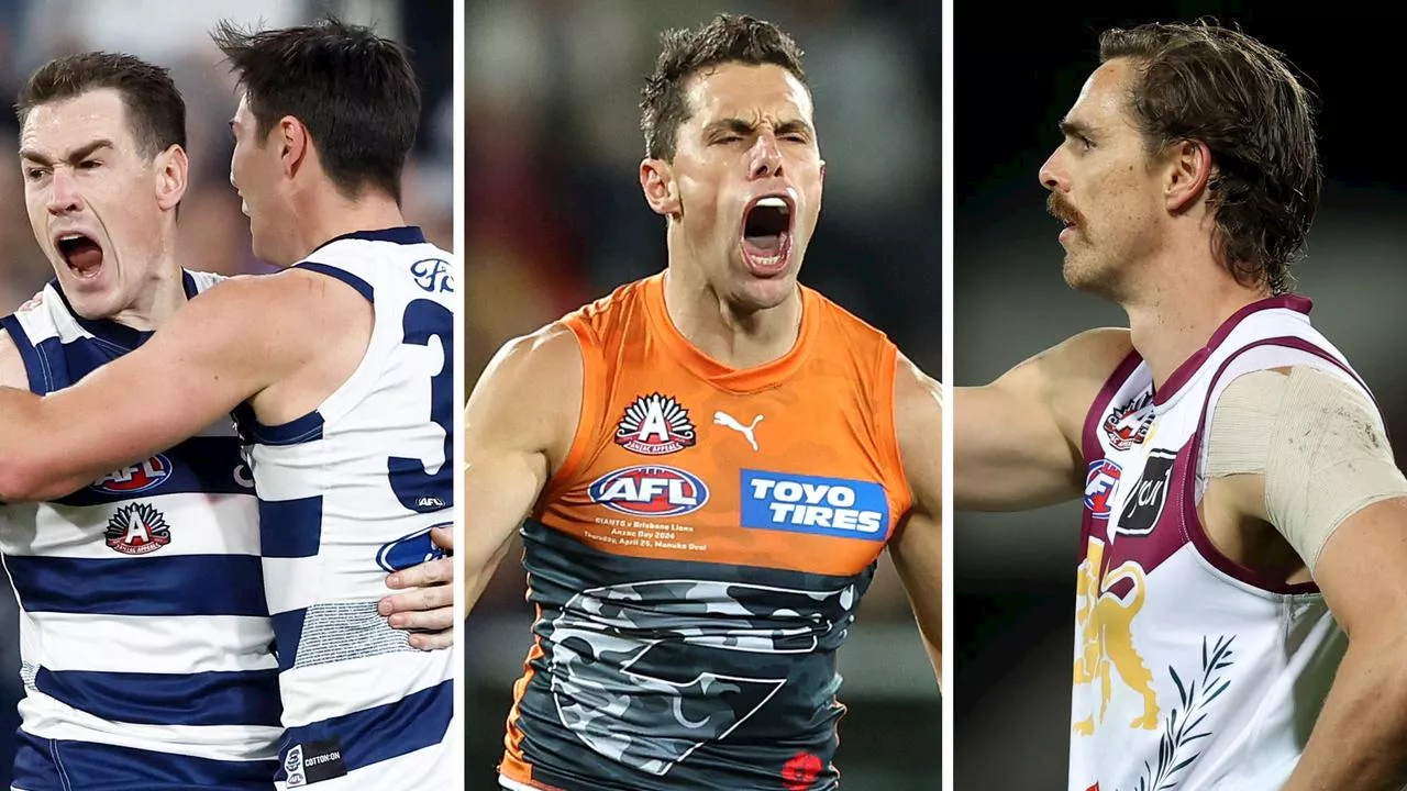 Top tier of AFL flag contenders becoming clear... and why Lions aren’t done yet: Power Rankings