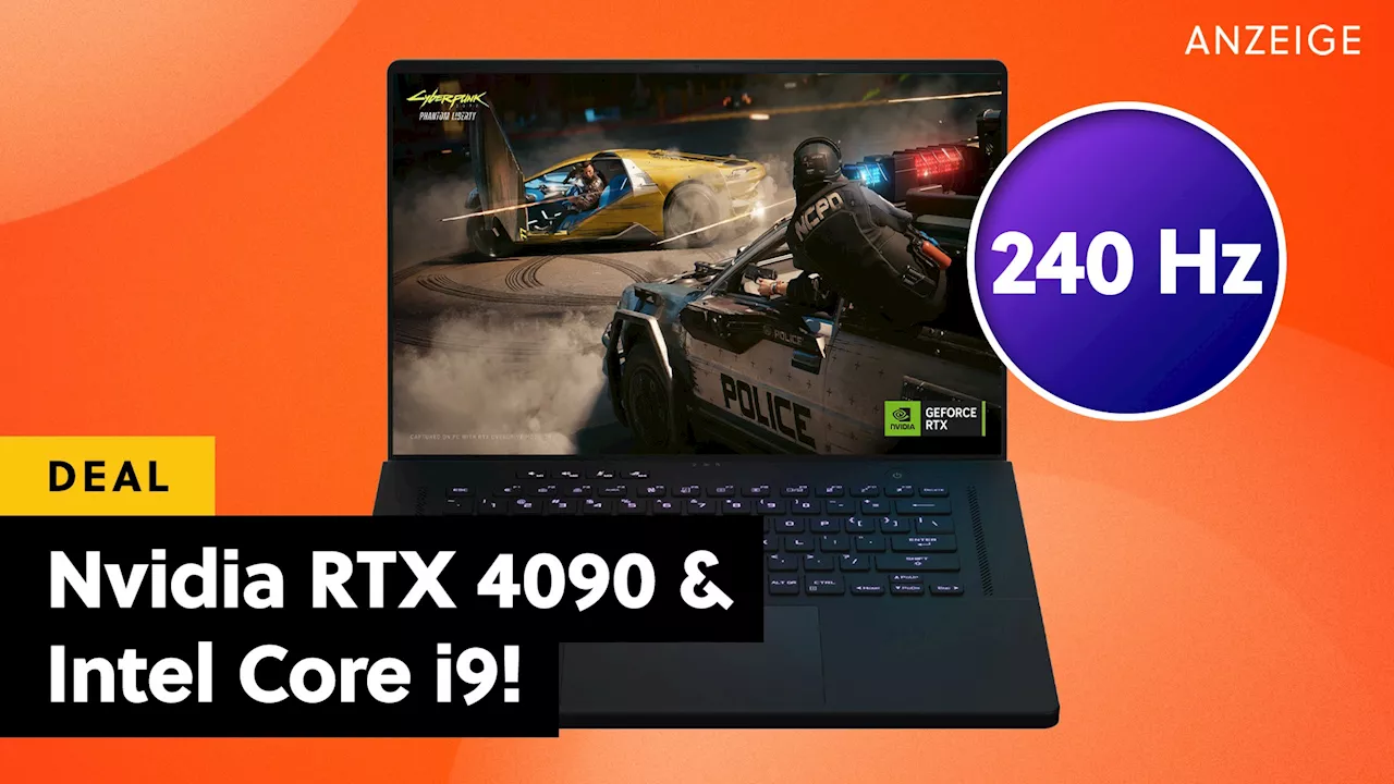 Nvidia GeForce RTX 4090 & Intel Core i9: Der Endboss unter den Gaming-Laptops ist jetzt mit 600€ Rabatt unfassbar günstig!