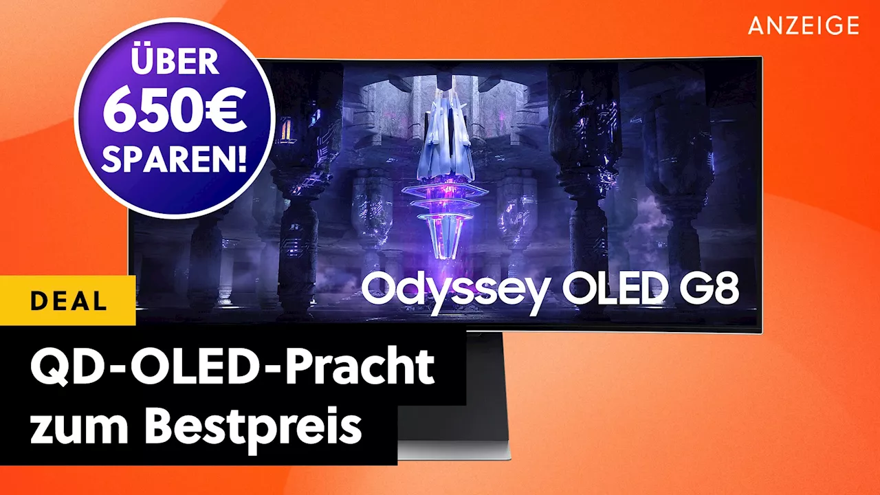 Samsung QD-OLED Gaming-Monitor im Preissturz: 34 Zoll Ultrawide mit weit über 144 Hz und WQHD im Amazon-Angebot