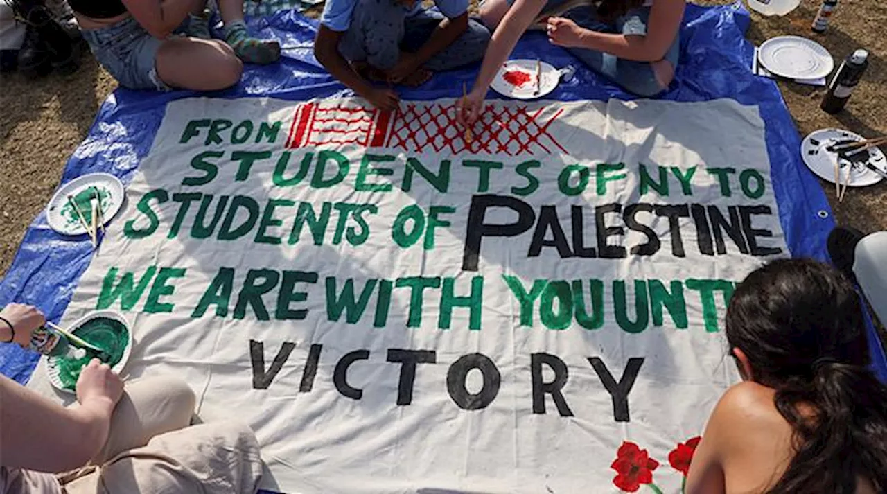 فلسطینیوں کے حق میں مظاہرہ، طلبہ اور کولمبیا یونیورسٹی انتظامیہ کے درمیان مذاکرات ناکام